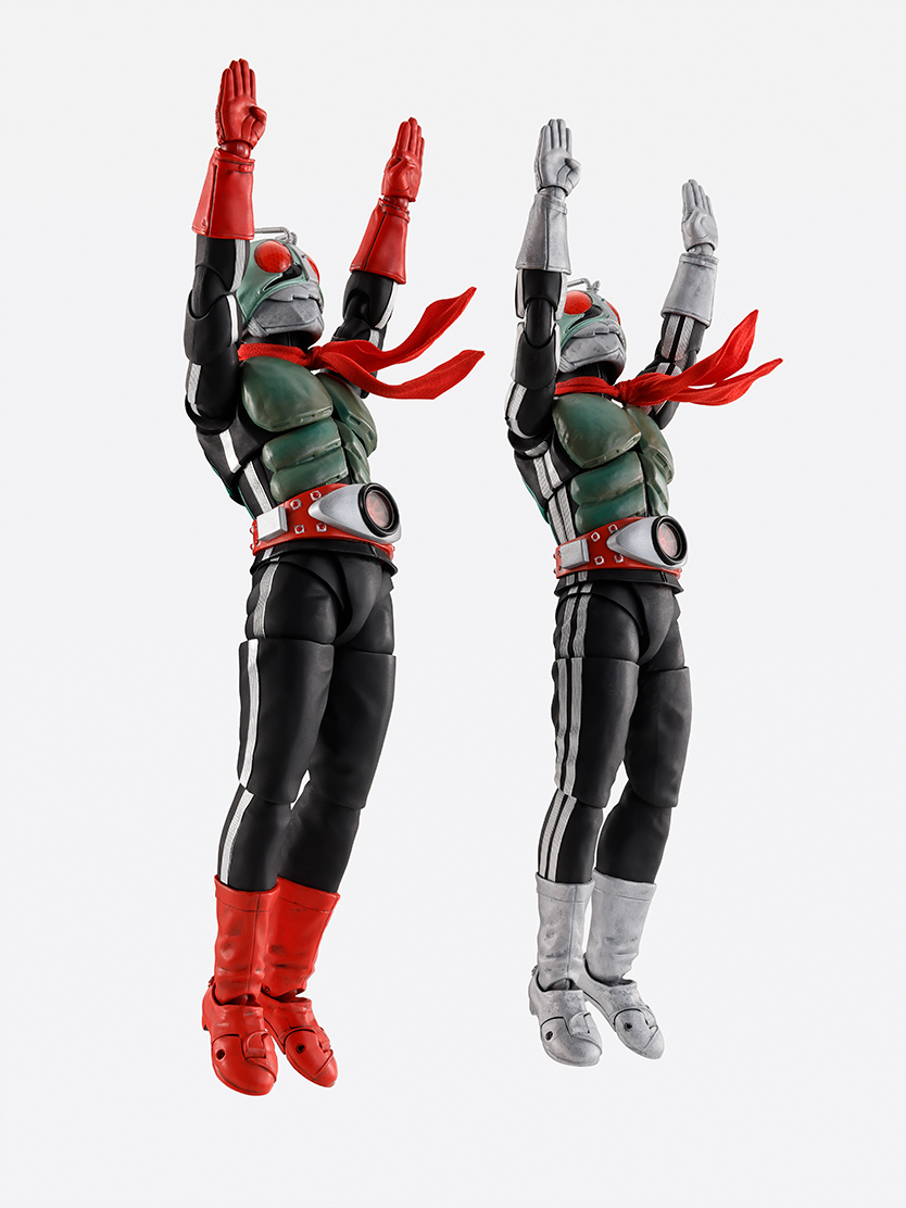 「S.H.Figuarts（真骨彫製法） 仮面ライダー新1号 栄光の昭和ライダーエディション」（別売り）と組合せて、ダブルライダーの名シーンを再現しよう！