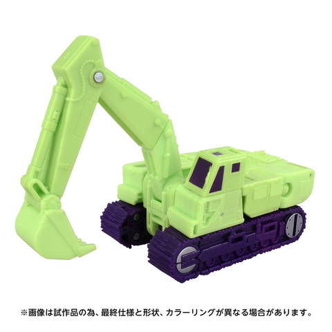 トランスフォーマー」スタジオシリーズより建設車両に変形する