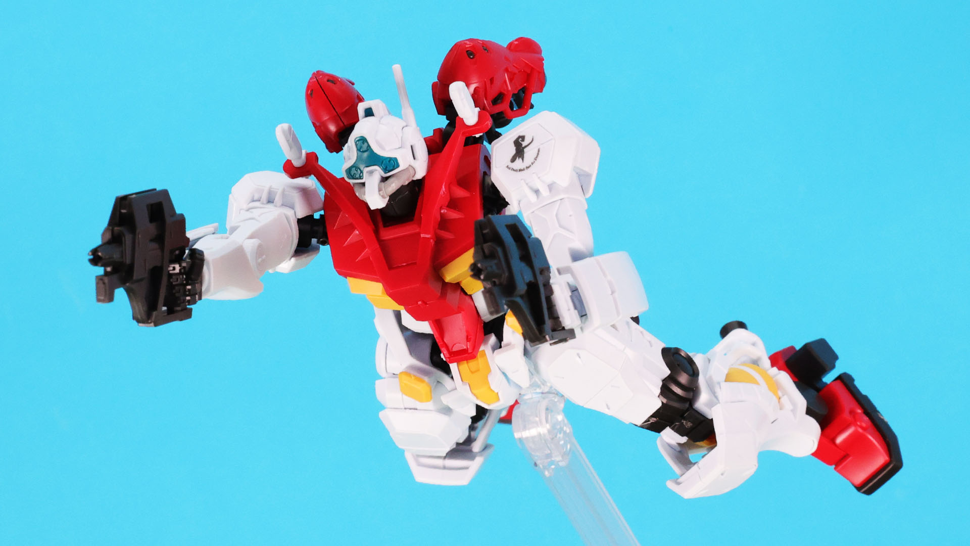 ショートタイプのライフル2丁を装備