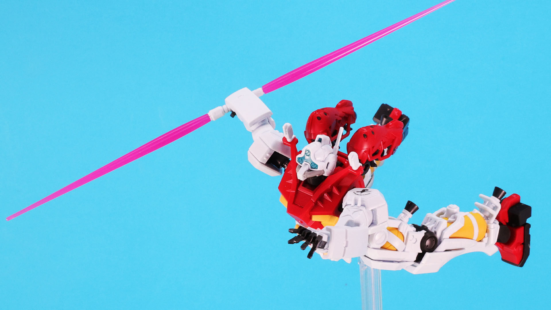 左手の人差し指にはワイヤー（リード線）を付けられます