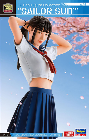 セーラー服フィギュア ハセガワがおくる美女のレジンキット「12リアルフィギュア