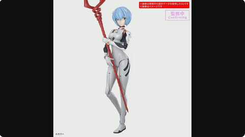 ヱヴァンゲリヲン新劇場版」の「綾波レイ」がプラグスーツ姿で