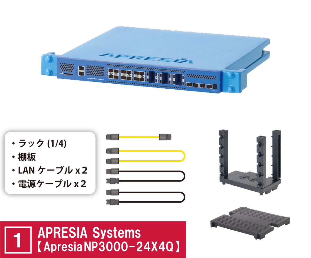 「APRESIA Systems【ApresiaNP3000-24X4Q】」