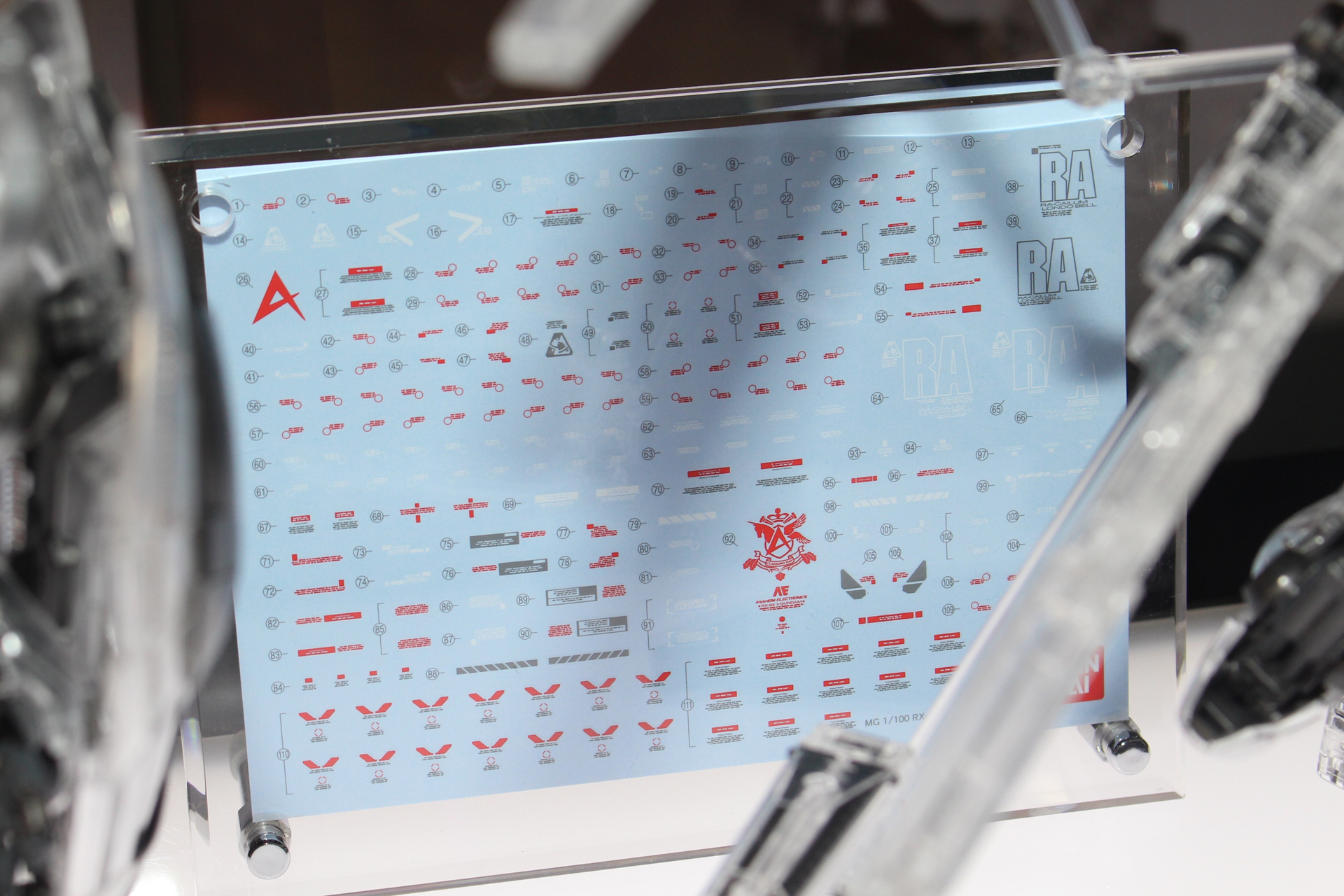 カトキ氏プロデュースのマーキングは水転写デカール