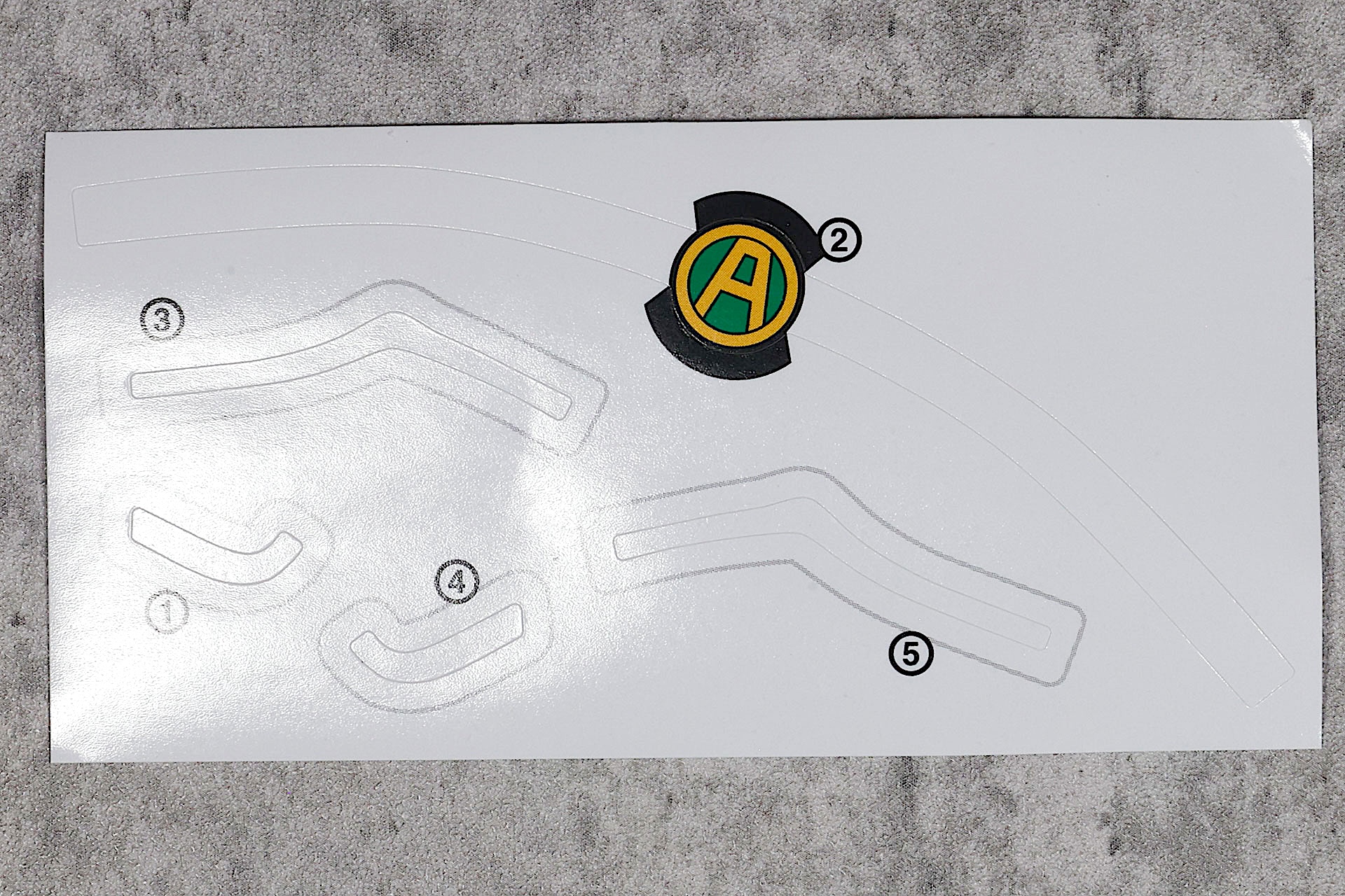 こちらは付属のシール