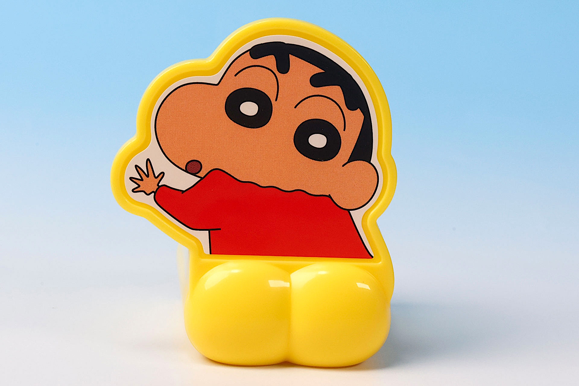 しんちゃんのマレット。よく見ると下側がお尻の形になっている