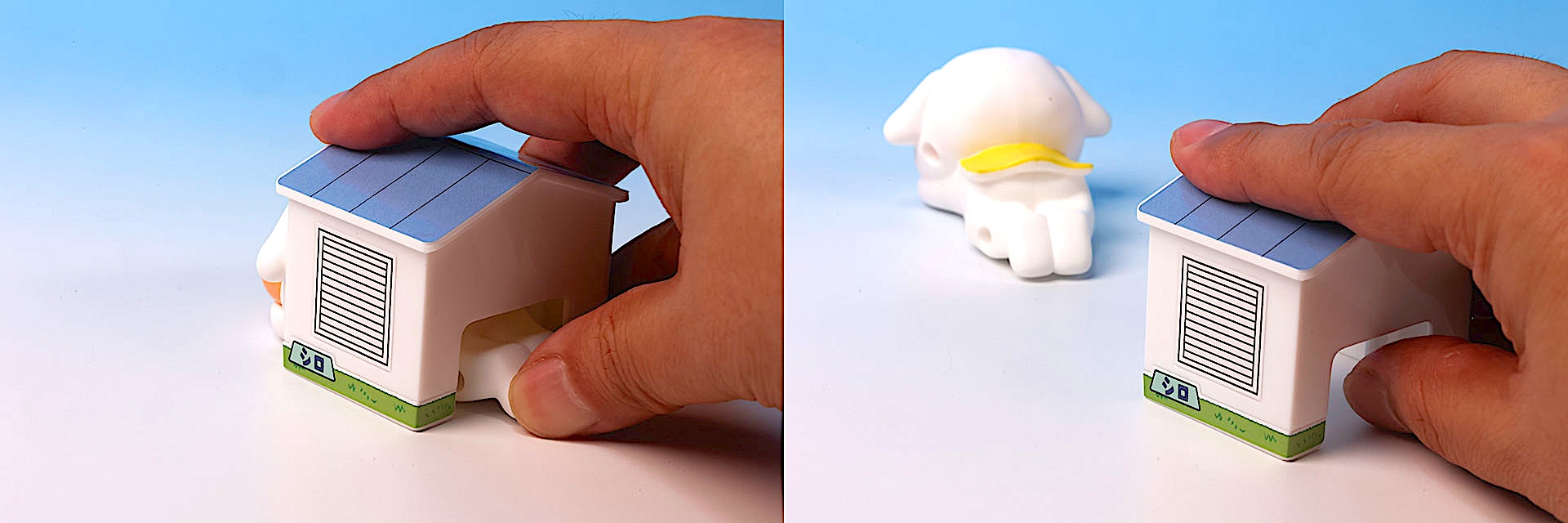 しんちゃんの足を押して前面に押し出して遊ぼう！