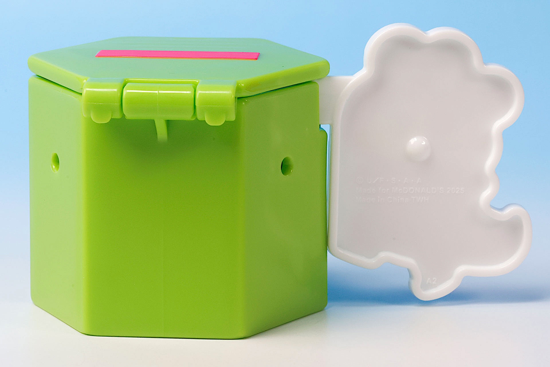 背面側から見たところ