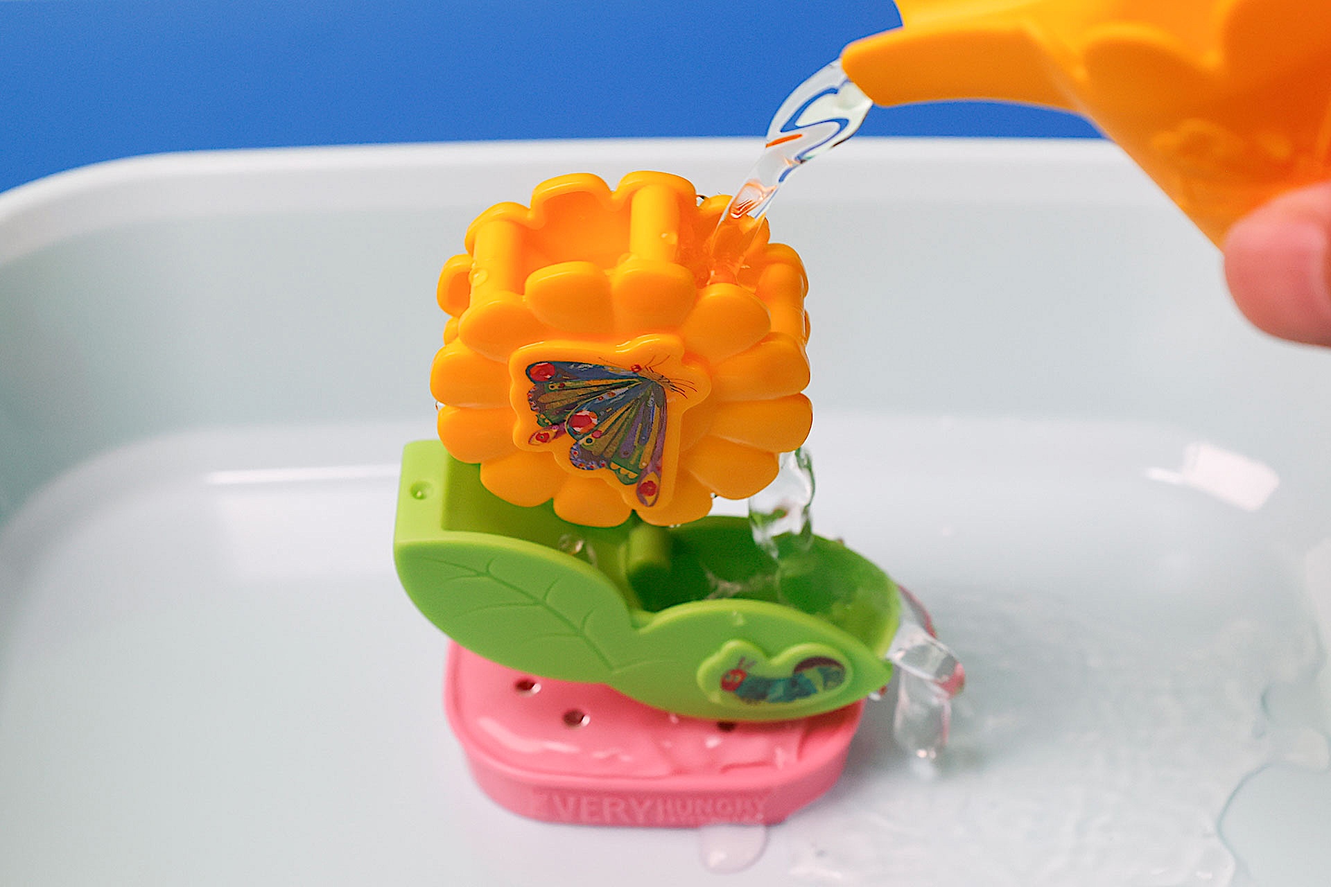 水を注いで遊んでみよう！