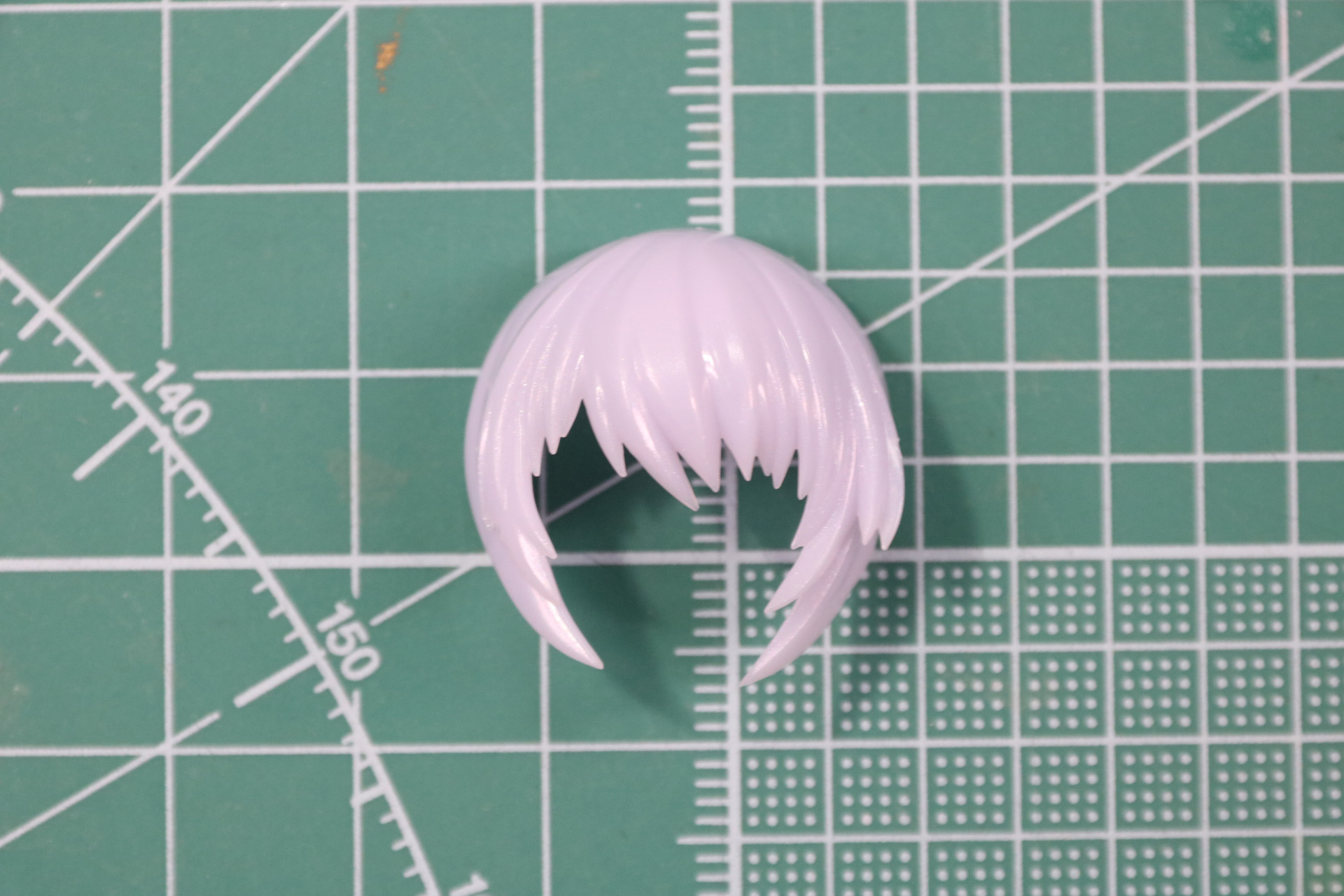 接続部のない前髪パーツ