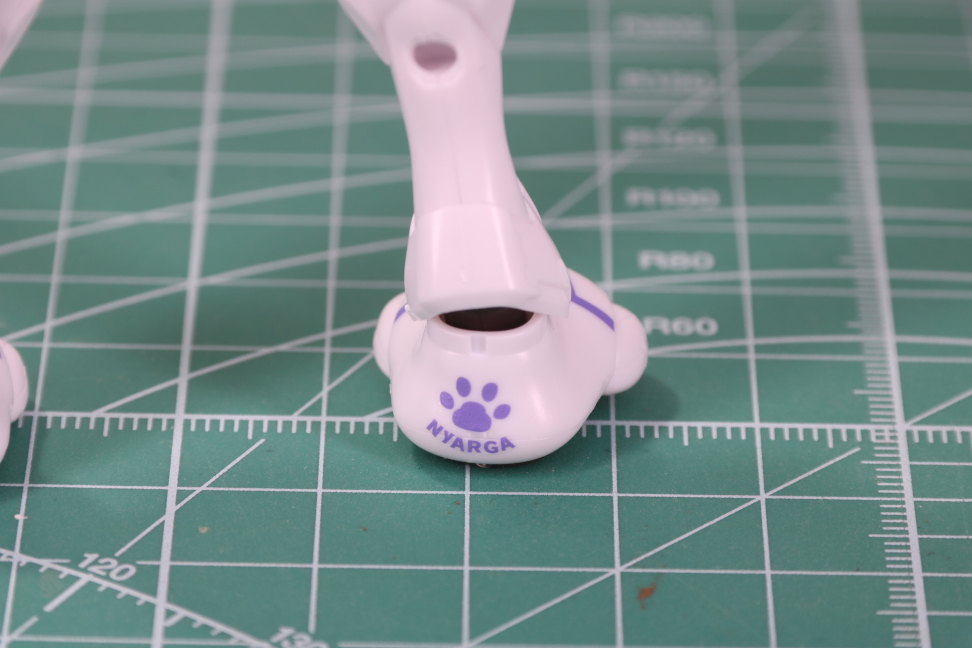 踵にもデカール