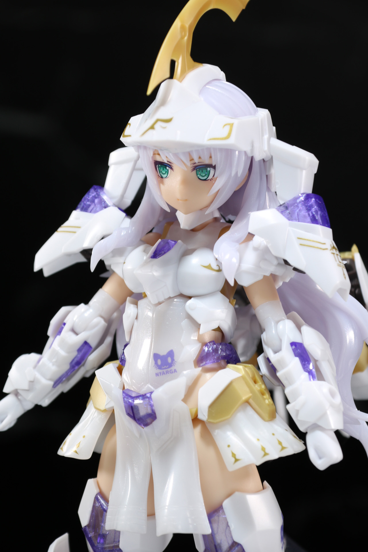 頭部のアーマーは威厳を示すようなデザイン