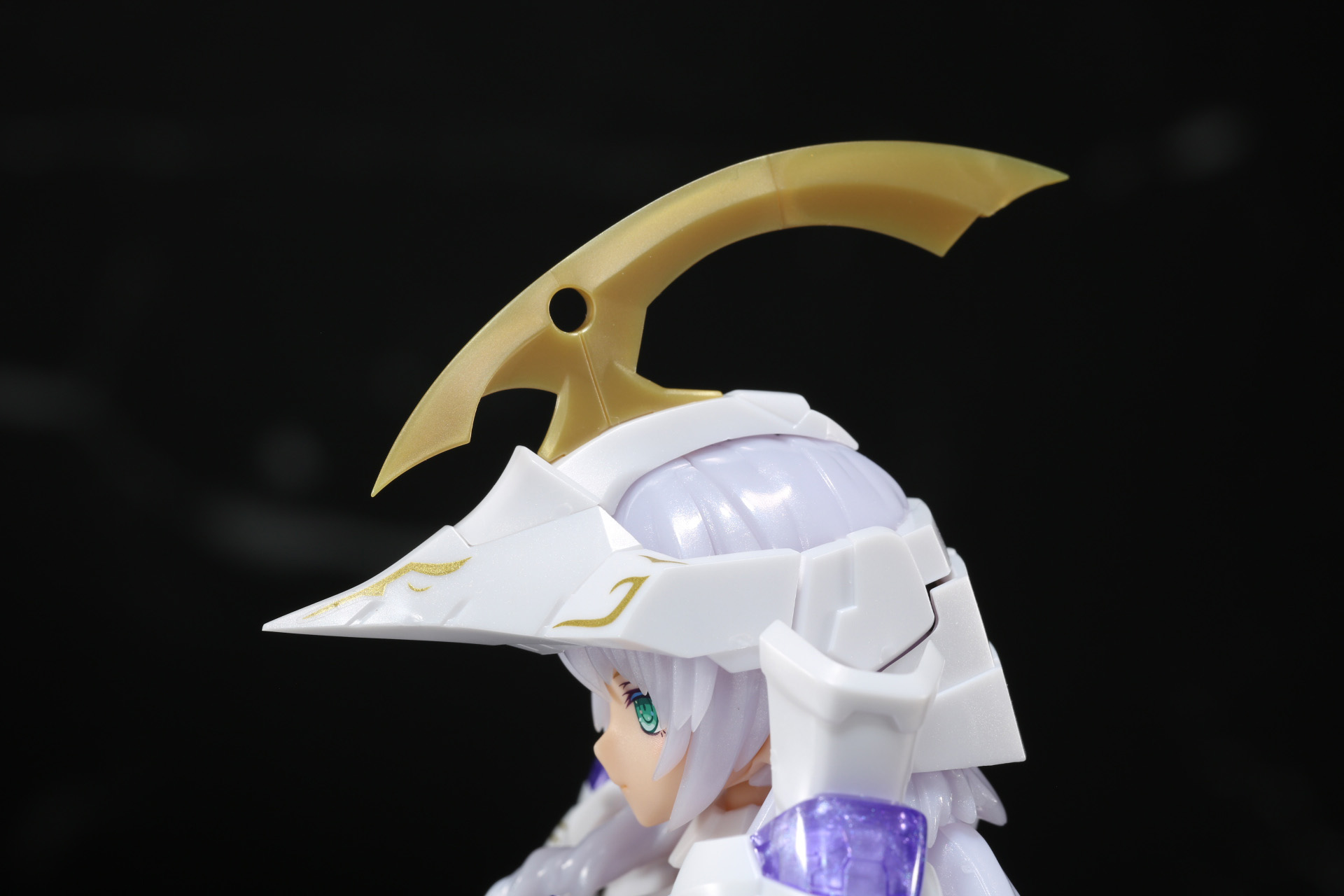 頭部のアーマーは威厳を示すようなデザイン