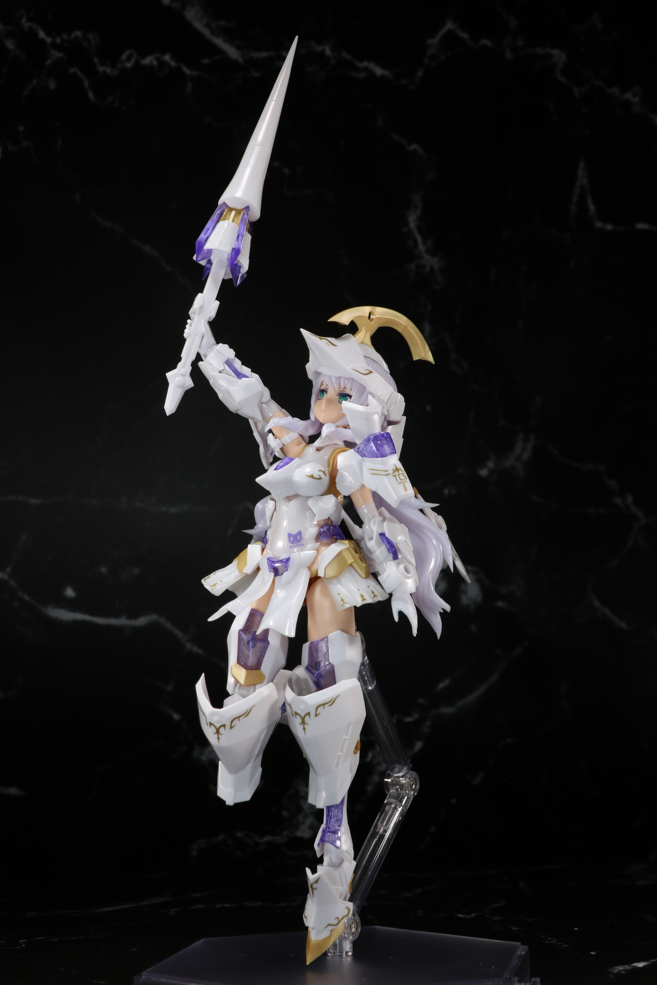 「へイルラング」を掲げるポーズ