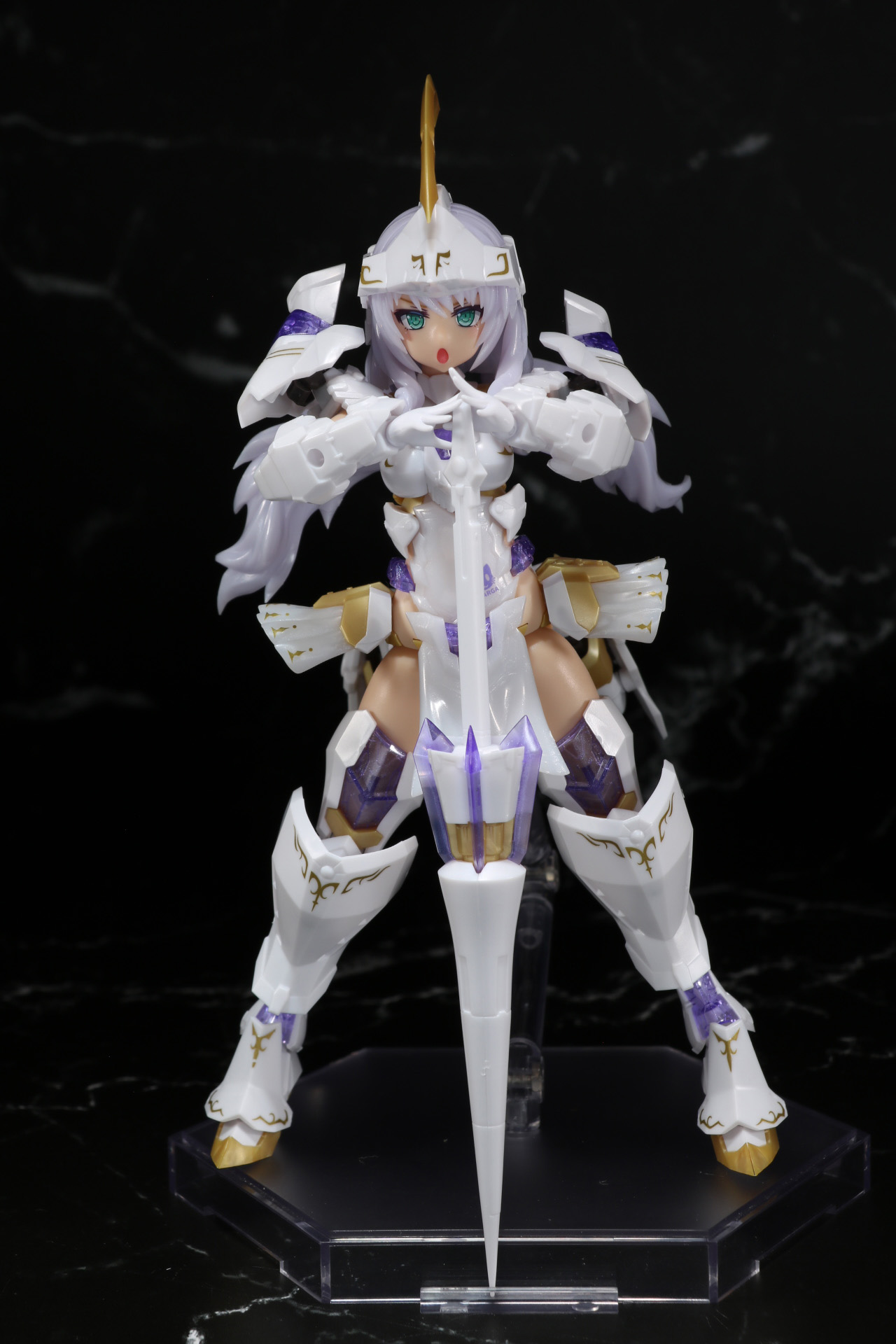 威風堂々と待ち構えるポーズ