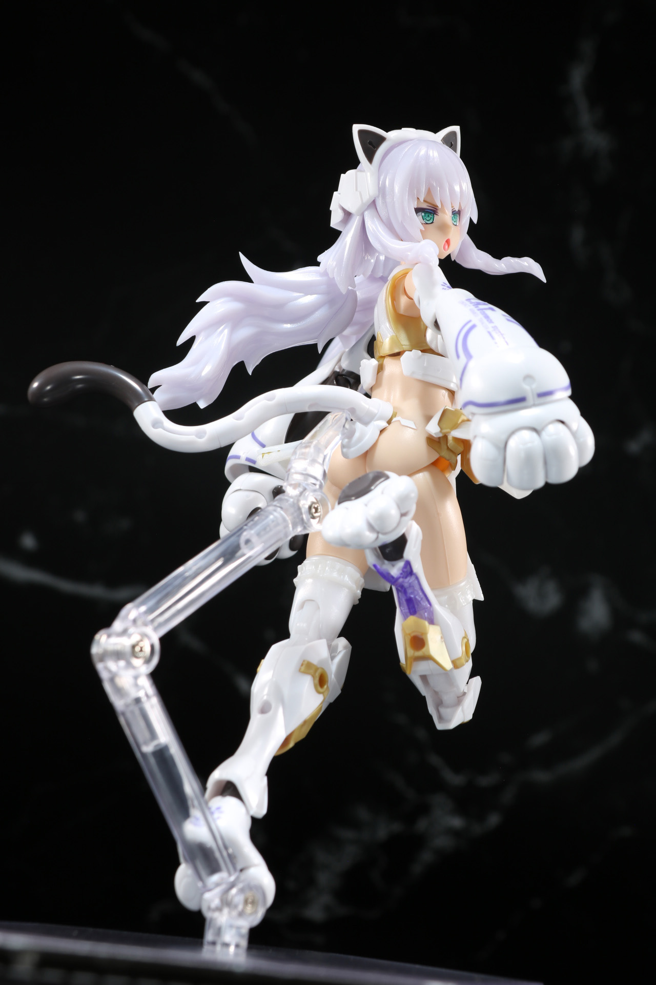 後ろから見ても躍動感あるディスプレイができる