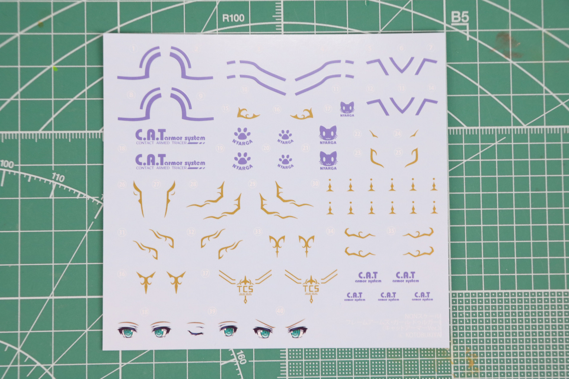 水転写デカール