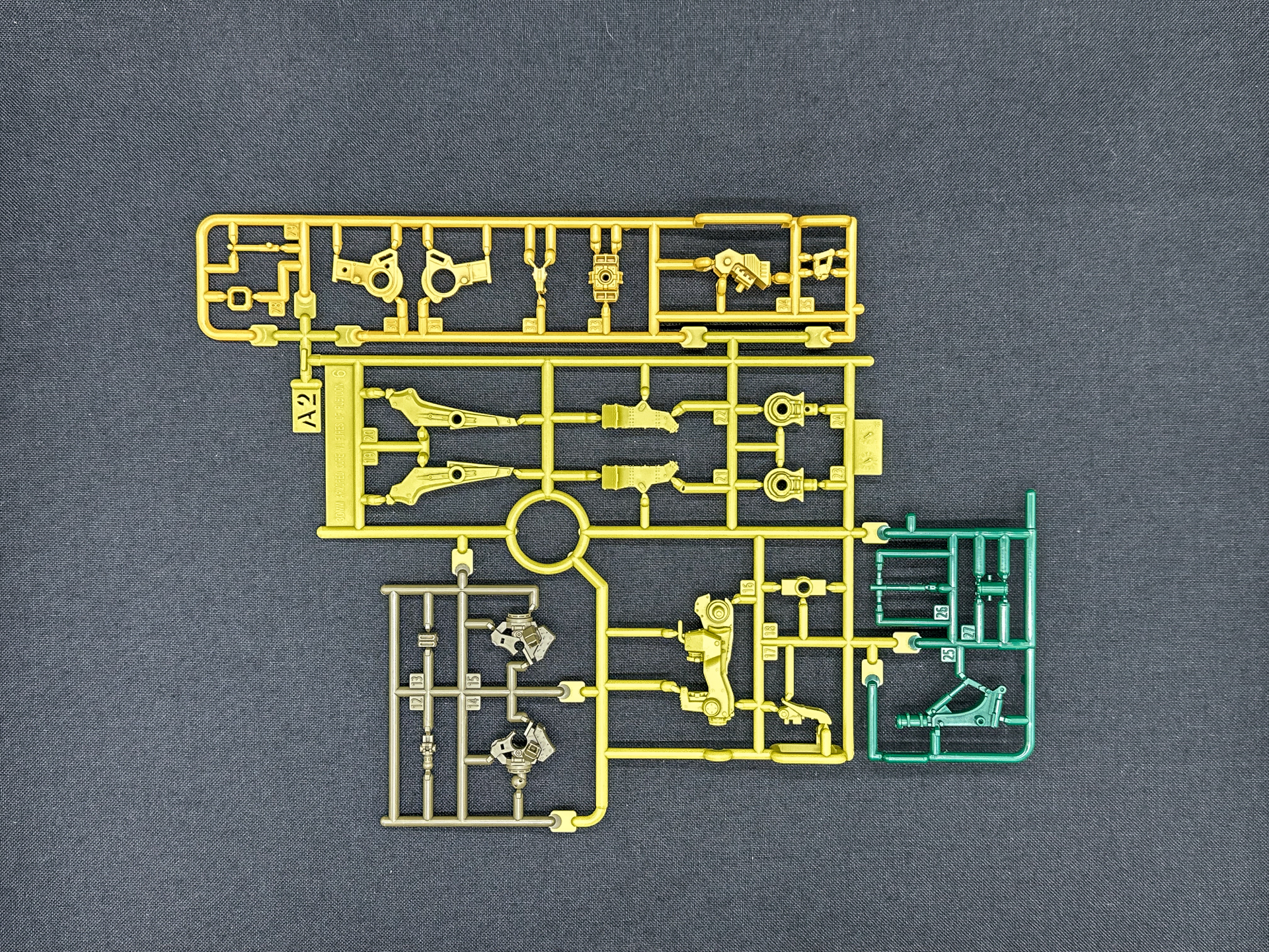 A2ランナーはA1ランナーの一部と同じパーツ構成となっています。