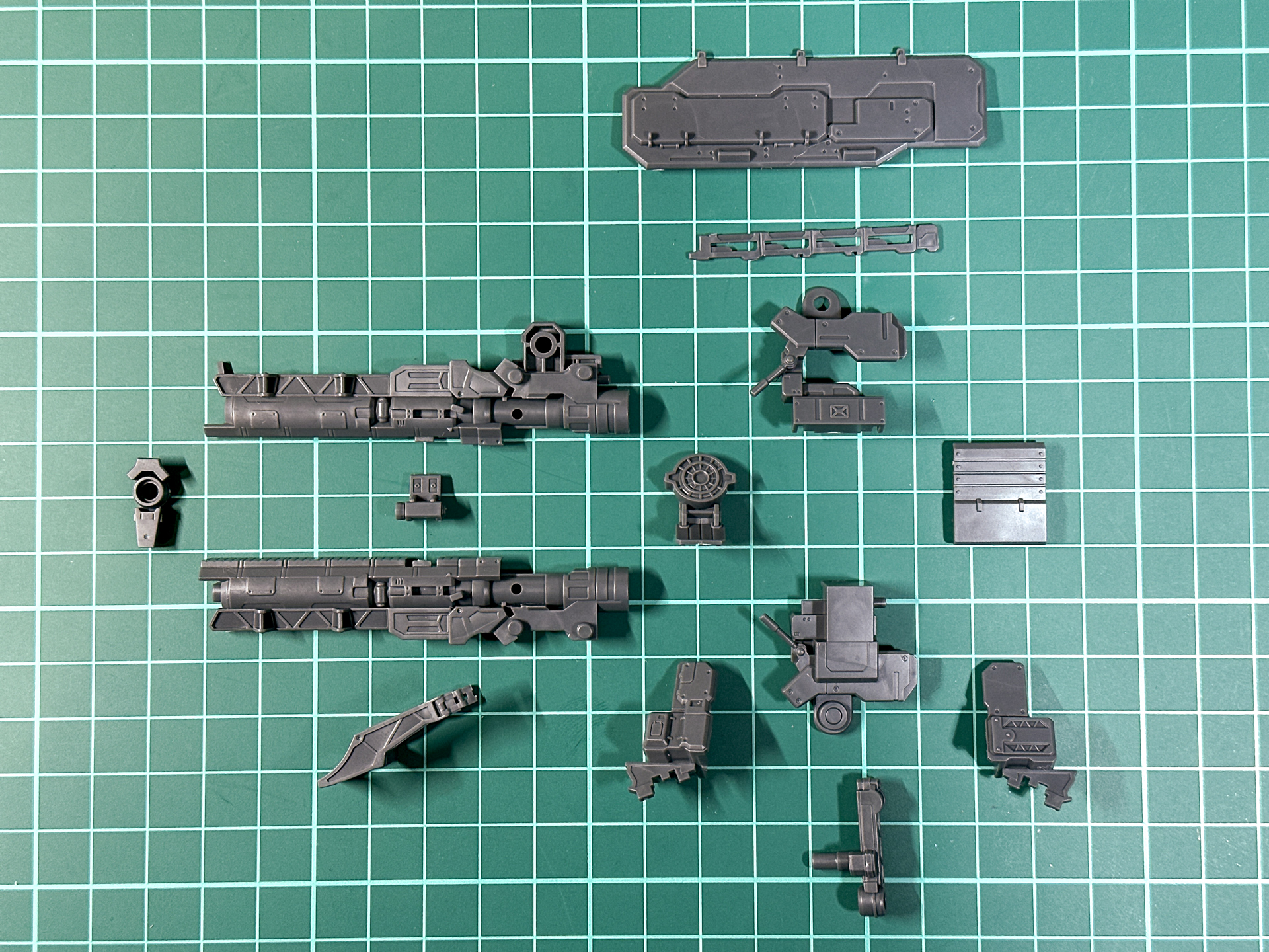 拡散バズーカは全14パーツにて構成です。