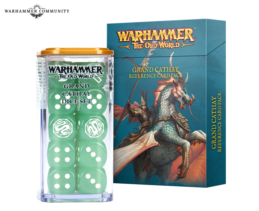 Grand Cathay Reference Cards と Dice Set