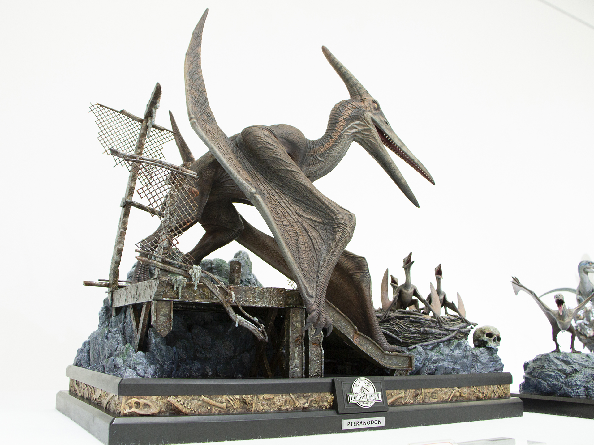 子供のプテラノドンも再現