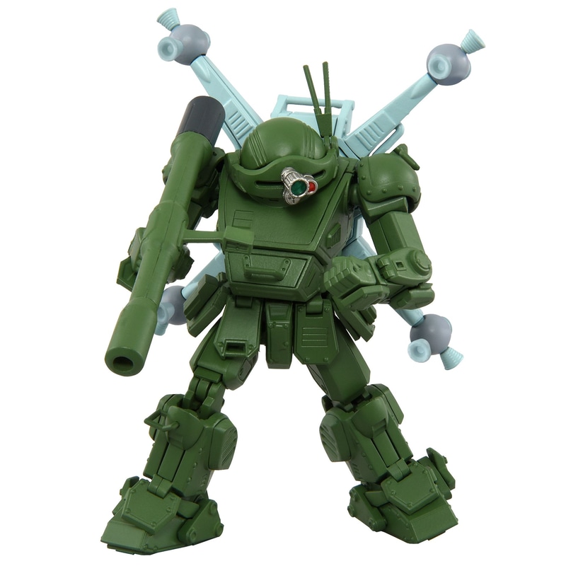 大腿ポジションを残しての降着スタイルが可能。コクピットハッチの開閉も再現