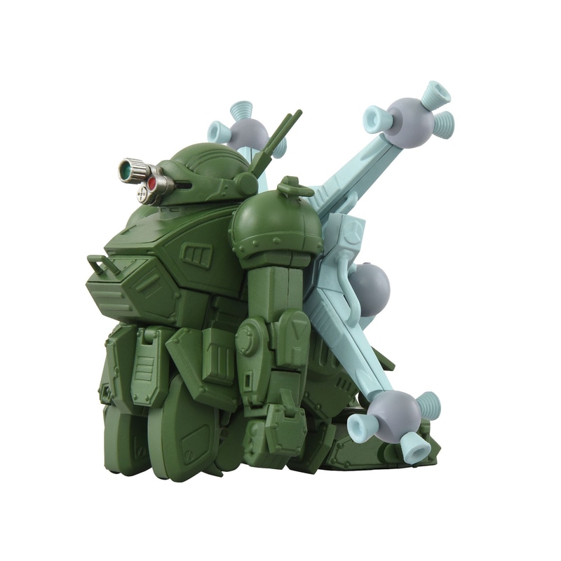 大腿ポジションを残しての降着スタイルが可能。コクピットハッチの開閉も再現