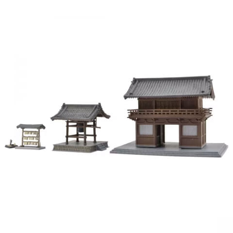 お寺、ジオラマ✨プラモデル✨１/１５０✨ハイクオリティ⚡お寺混合２点情景ジオラマ お寺、ジオラマ✨プラモデル✨1/150✨ハイクオリティ⚡お寺