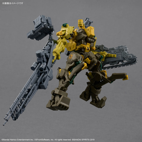 30MM アーマードコア6 プラモ　ミルクトゥース　塗装済　完成品 プラモデル「30MM ARMORED CORE VI FIRES OF RUBICON RaD CC