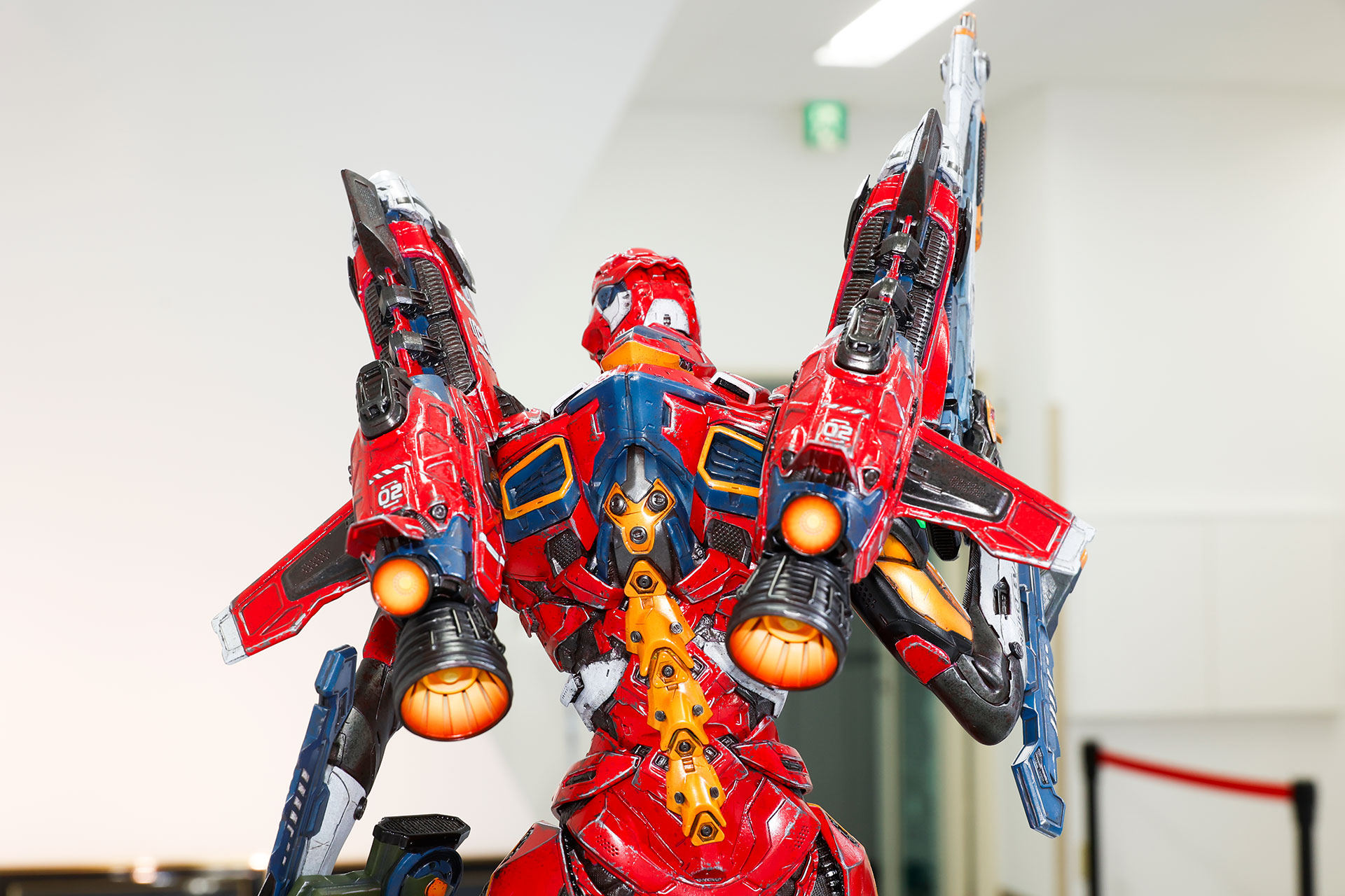 噴射口の表現もリアルだ