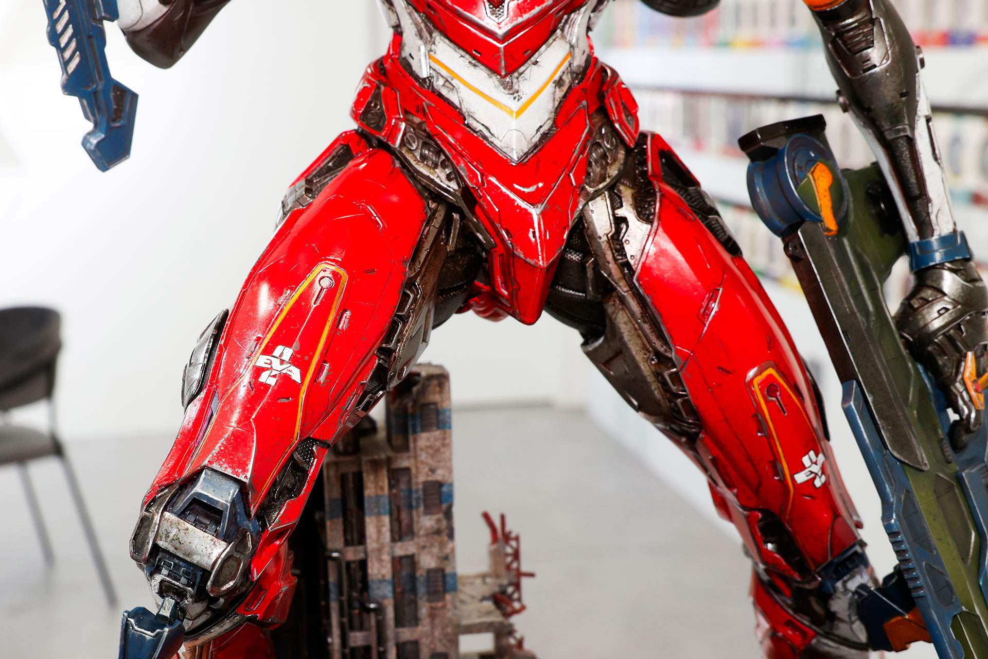 細かくウェザリングが施されている