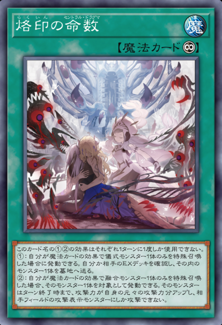 魔法・罠カードには各シーンで重要となる一コマが描かれている事が多い