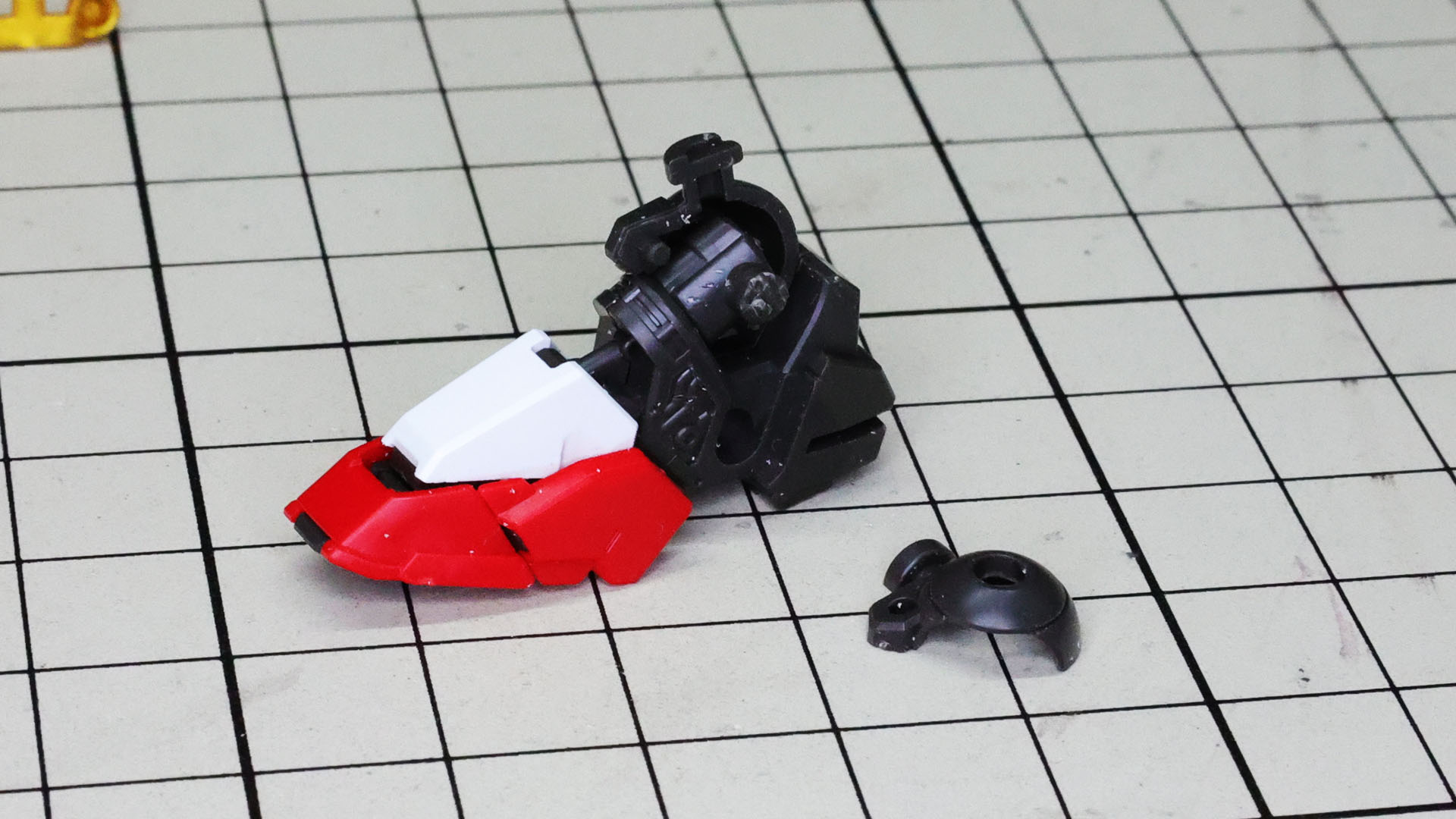 くるぶし部を組んでいきます