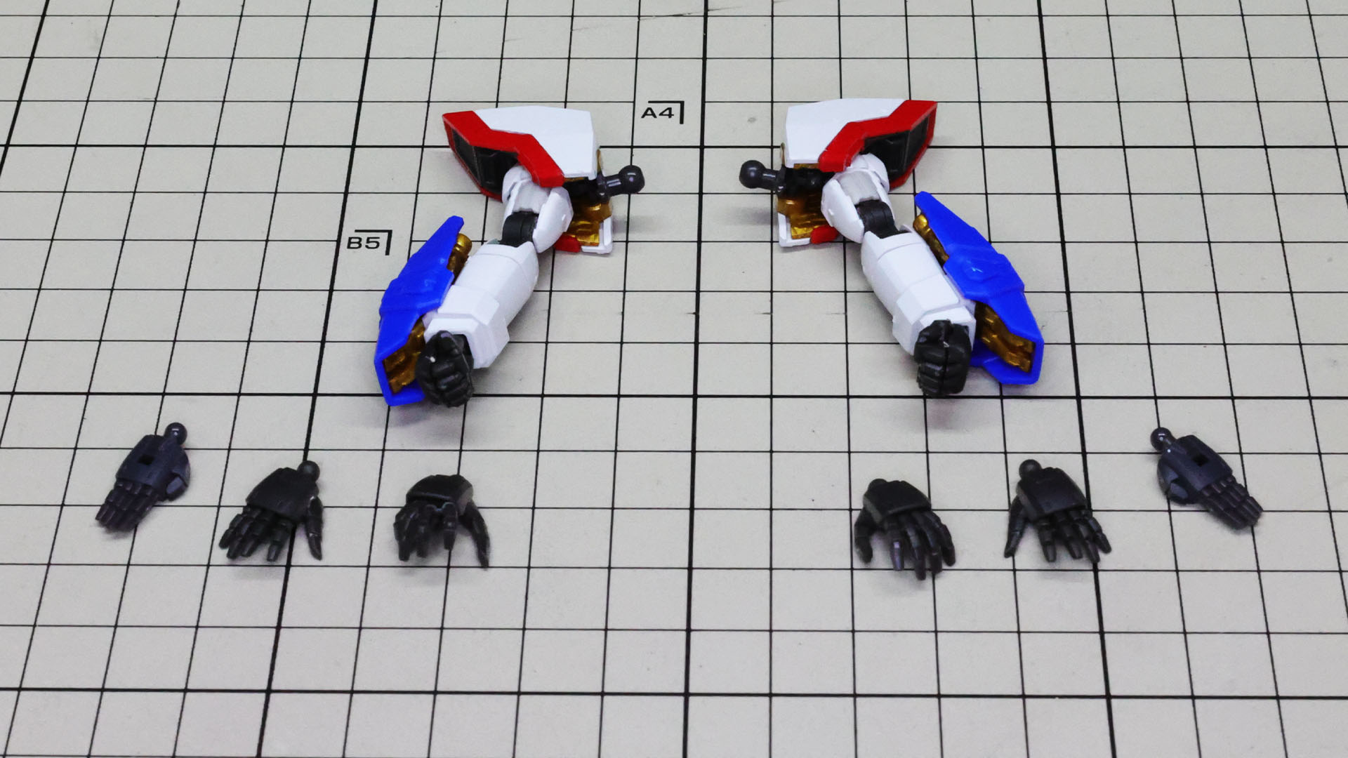 全て組み終えたら腕部完成です！