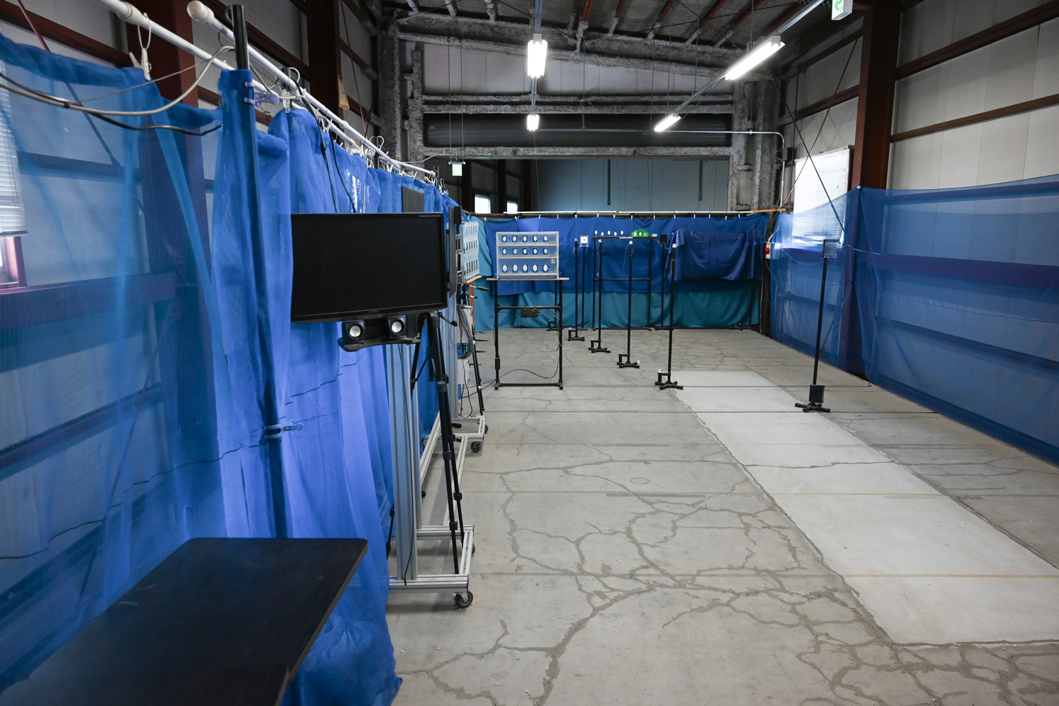 様々な競技に対応。公式と同じ専用ターゲットが設置されている