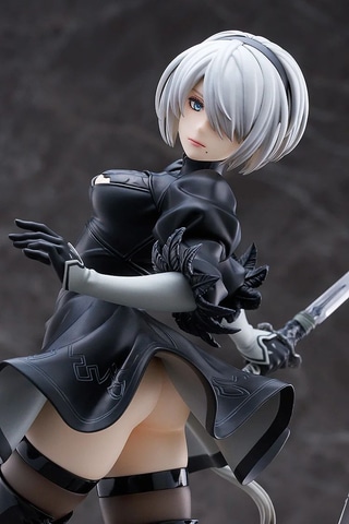 2B フィギュア ホワイト 海外製　ブリスター未開封 ニーアオートマタ 2B 白 フィギュア 海外製 ブリスター未開封 外