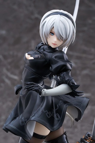 BANDAI 2B アートスケールフィギュア 新品 Amazon.co.jp: 一番くじ NieR;Automata Ver1.1a B賞 2B アート