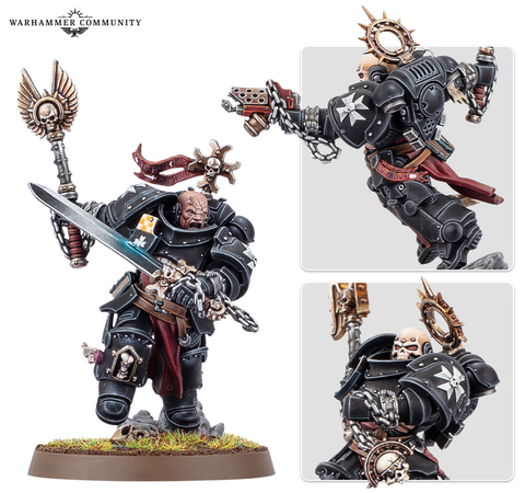 ブラックテンプラー 教戒官グリマルドゥス＆レティニュー ウォーハンマー 40k ウォーハンマー40,000 ブラックテンプラー 教戒官グリマルドゥス
