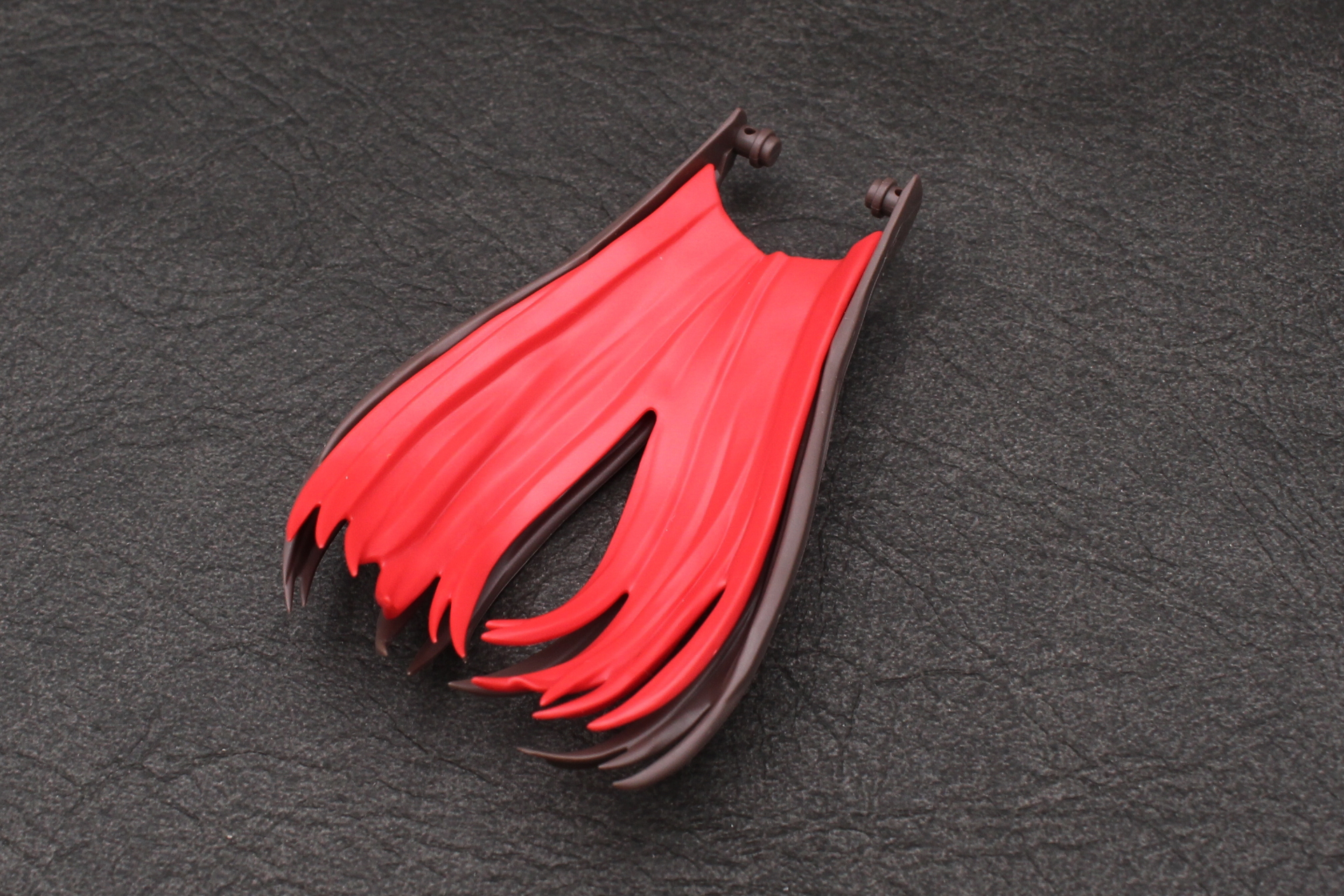 後ろ髪を組み立てる