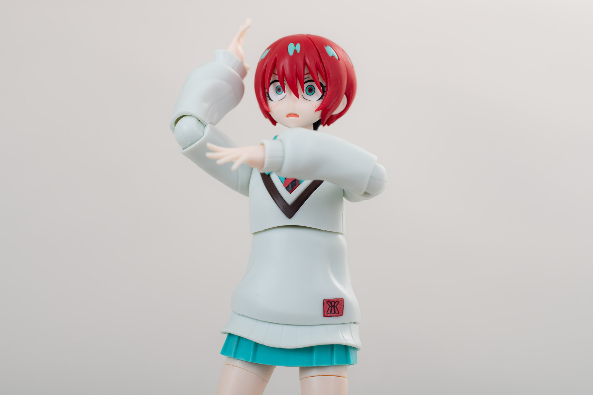 シュウジのイケメン具合にギョッとしている顔も再現！