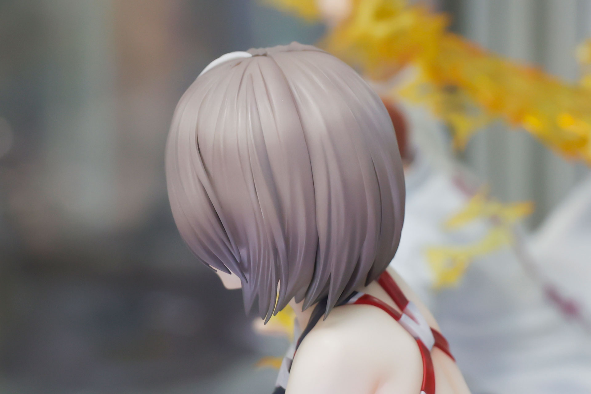 ショートヘアは細かく造形されている