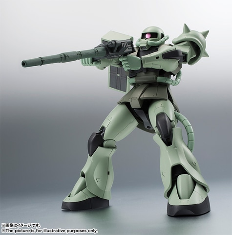 ROBOT魂 シャア専用ザク・量産型ザク ver. A.N.I.M.E. ROBOT魂 ver. A.N.I.M.E.「RX-78-2 ガンダム」「シャア専用ザク