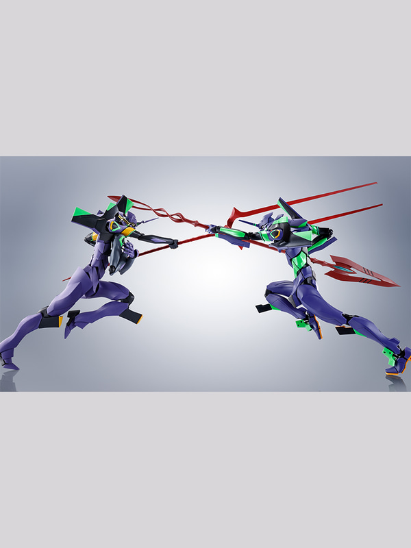 カシウスの槍を使用すれば劇中のシーンが再現可能。「ROBOT魂〈SIDE EVA〉エヴァンゲリオン第13号機」は別売り