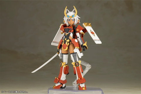 フレームアームズ・ガール」より和風なアーマーを纏った美少女