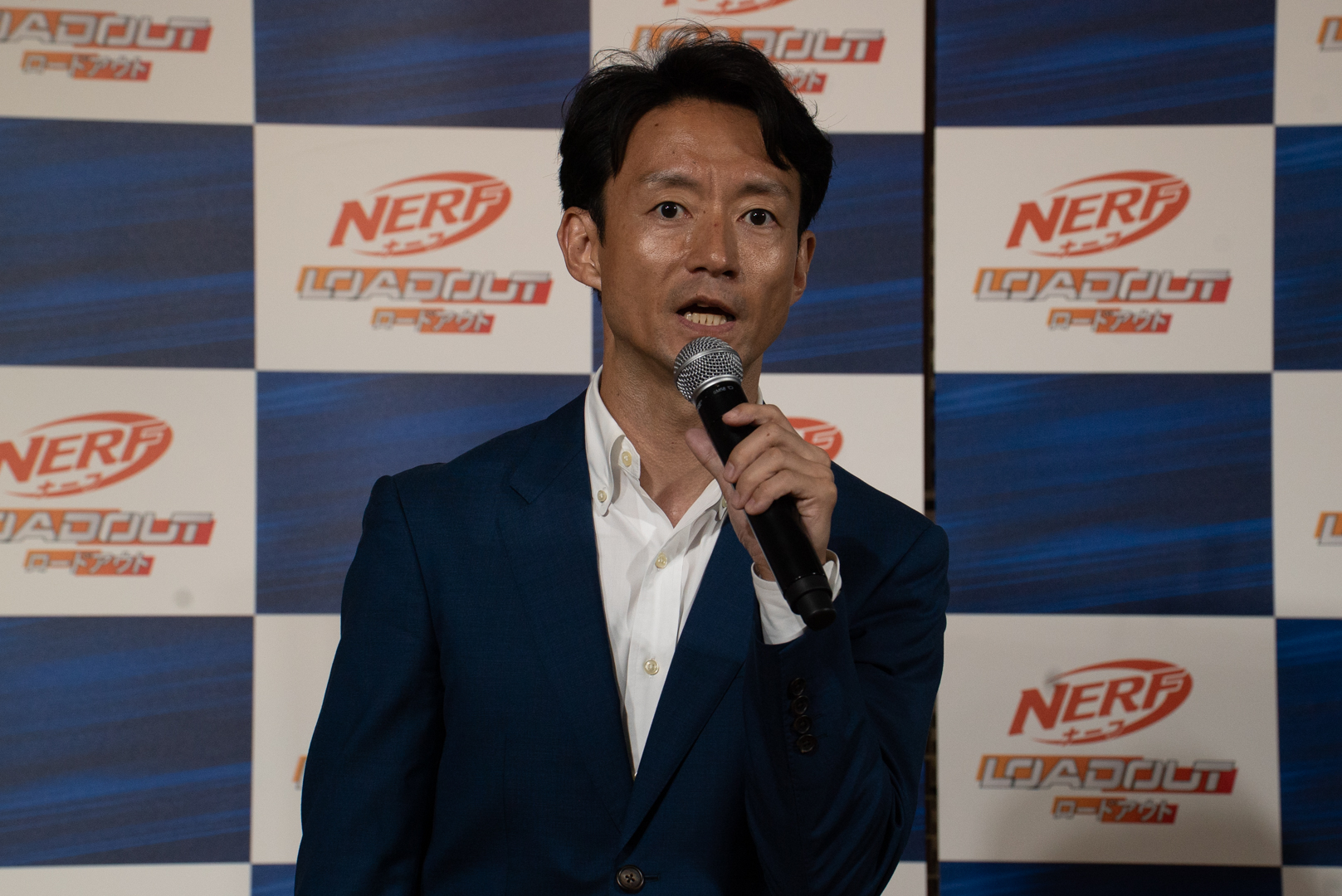 山本直幹氏のトークでは、ナーフで遊ぶことがどれだけ楽しいかがとても伝わった