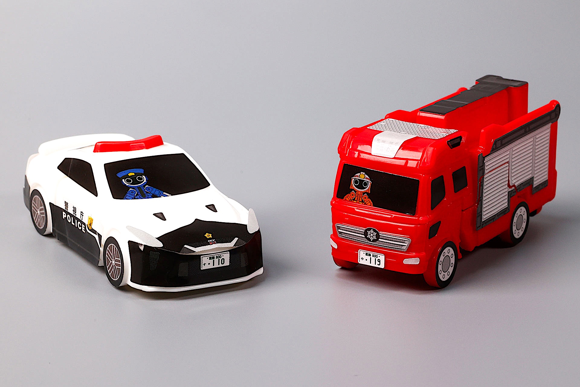 おなじみのはたらく車がラインナップ