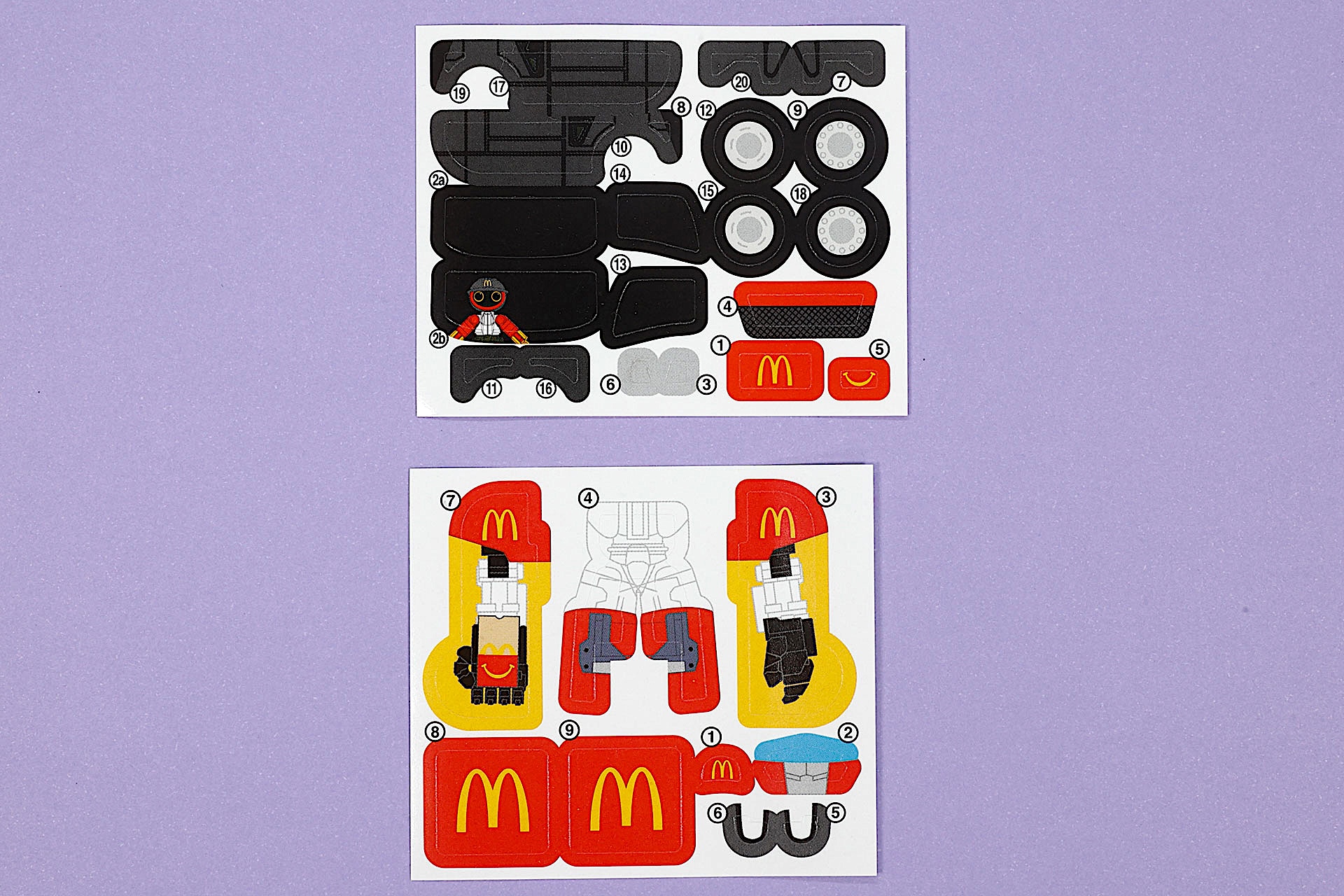 こちらは付属のシール