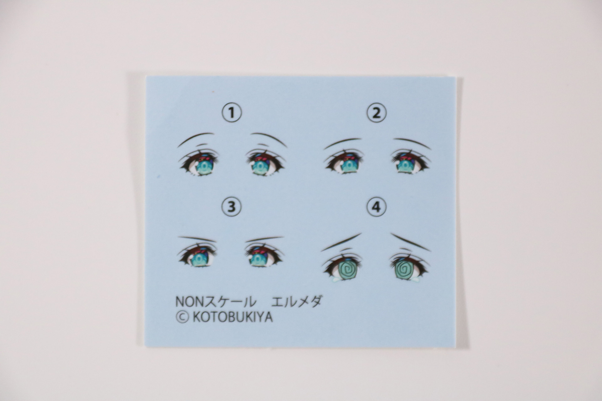 ハンドパーツ、水転写デカール