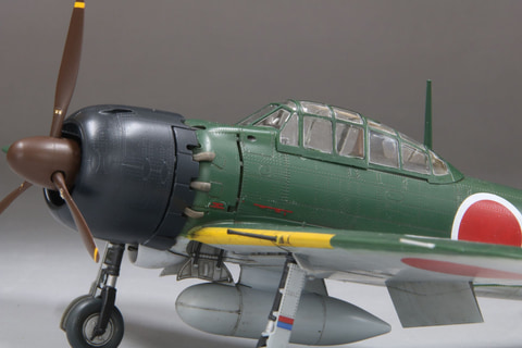 ファインモールド、1/48「零戦五二型甲」プラモデル「三菱製