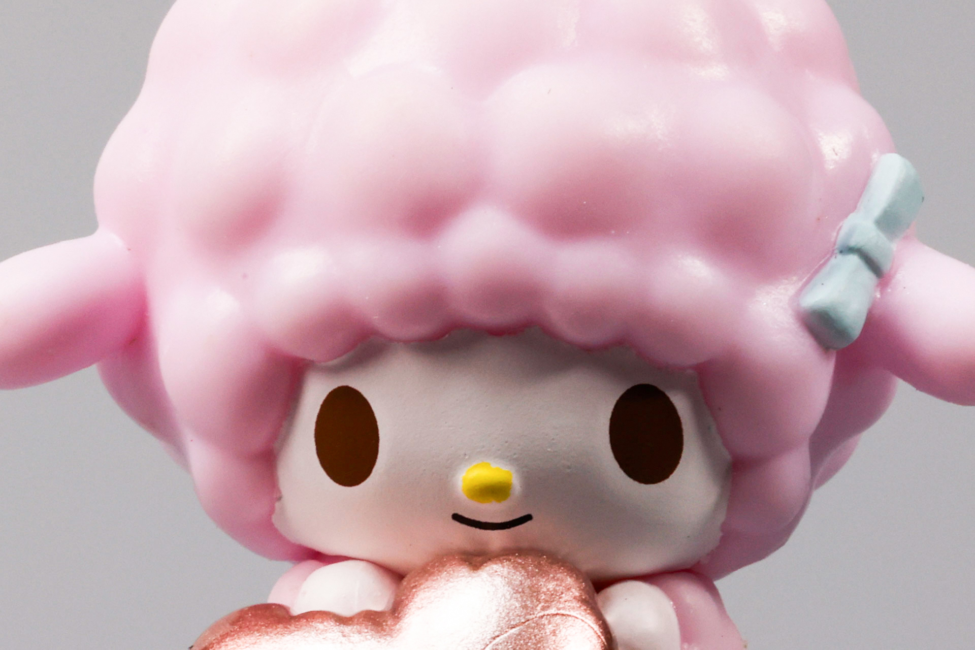 サンリオキャラクターらしい表情だ